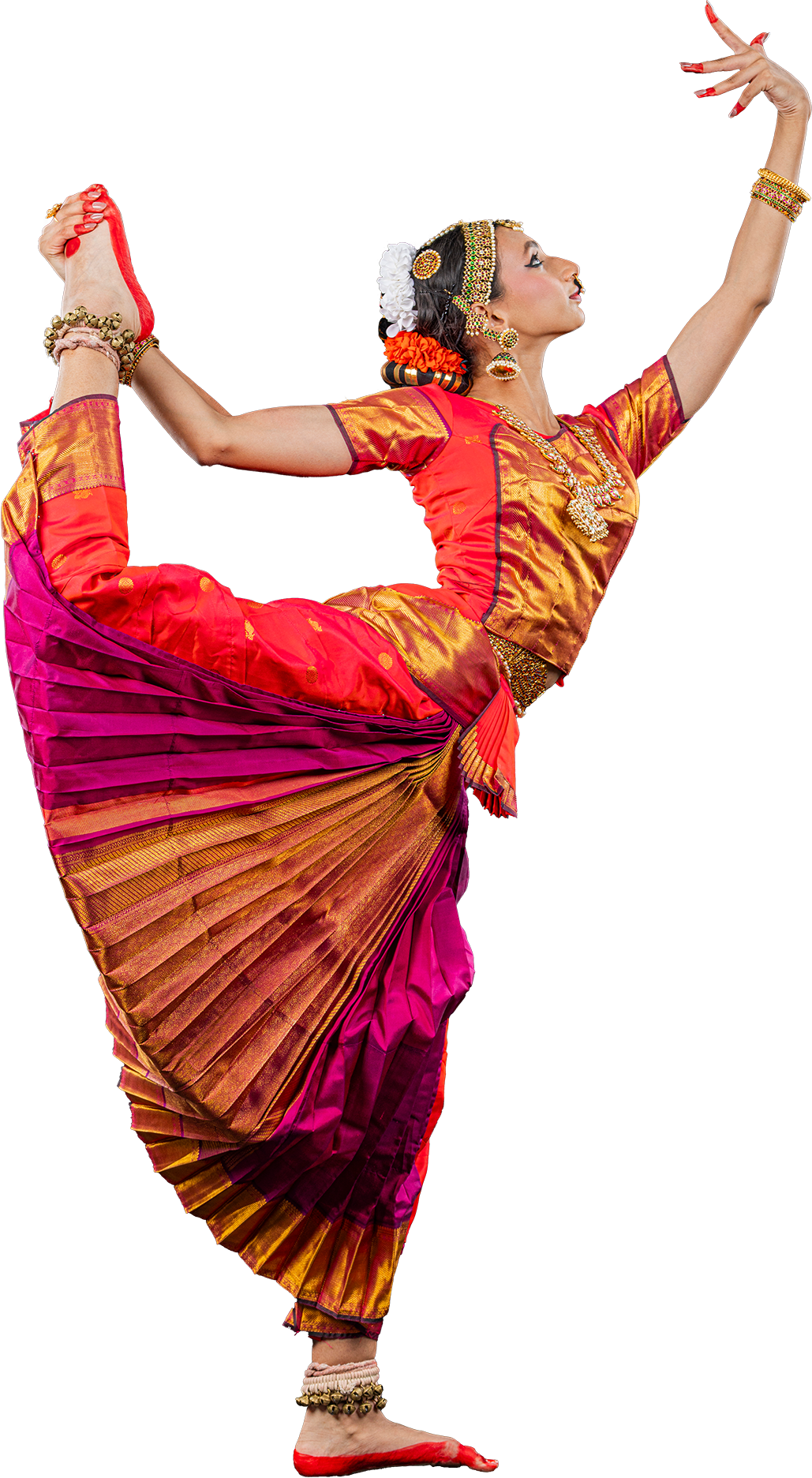Classical Kuchipudi mudra showing grace.